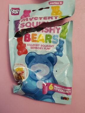 Rare RMS Crazy Fun Mystery Squishy Bears Golden Bear Chase - Seal Just Broken